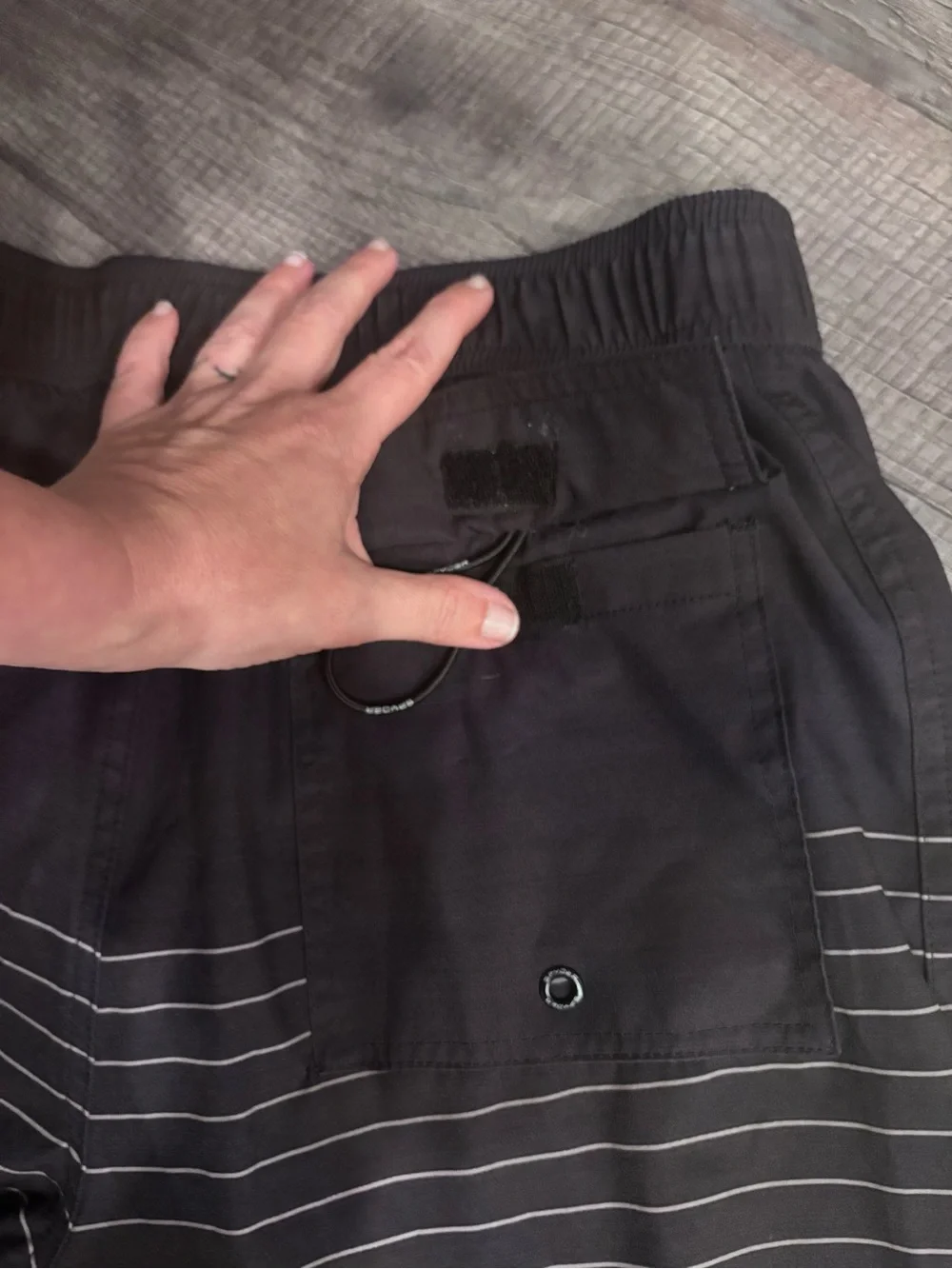 Spyder Black Swim/Board Shorts‎ with White Accents